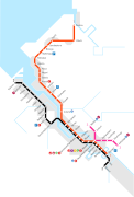 Carte topologique du métro de Bilbao