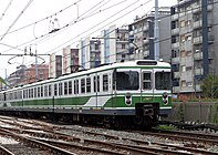 U-Bahn unter Oberleitung auf der Linie M2 der Metropolitana di Milano