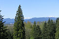 View to the north towards Montecito, Cathedral Mountain and Mt. Seymour from Robert Burnaby Park