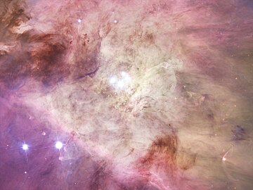 The Orion Nebula's biggest stars.