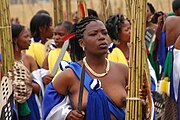 A Swazi woman at the Reed Dance ceremony – 2006