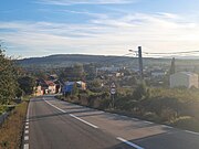 One of the entrance roads to the town, coming from Remetea Mare