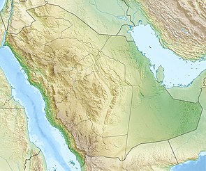 カアバの位置（サウジアラビア内）