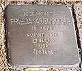 Stolperstein von Frieda Arensberg