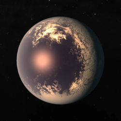 TRAPPIST-1fの想像図