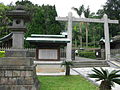 台灣桃園神社的鳥居-已被修改過。