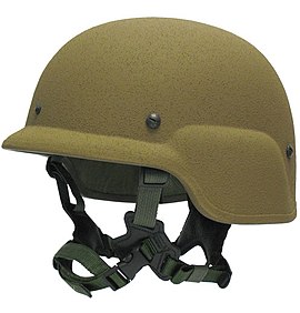 Бронешлем Lightweight Helmet КМП США в окраске Coyote brown