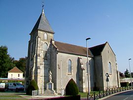 The church of Saint-Germain-d'Auxerre, in Villeron