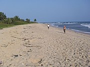 Beach on Virgin Island in Sekondi-Takoradi.