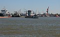 Vlaardingen, port: Vulcaanhaven and port Wiltonhaven in Schiedam