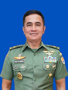 Foto Mayjen TNI Iwan Setiawan saat berangkat Brigadir Jenderal TNI