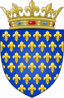 Description de l'image Arms of the Kingdom of France (Ancien).svg.