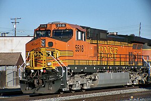 BNSF 5518 in Long Beach (Februar 2005)