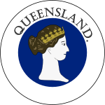 Proposed badge of Queensland (1870–1876)