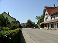 Ortsdurchfahrt Opfenbach = historische Trasse der Römerstraße