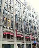 CUNY Graduate School of Journalism in the renovated former headquarters of the old New York Herald Tribune on West 40th Street