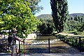 Presa del Ebrón en el Merendero de El Cuervo (Teruel), desde el Puente de Quinchuelas (2021).