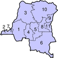 Provinces of the Democratic Republic of the Congo, 1997–2015