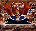 Enguerrand Charonton, Coronación de María por la Santísima Trinidad, 1454