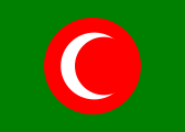 Second flag of the Kurdish state (during the 1919 anti-British revolt), also the flag of the Kingdom of Kurdistan (1921–1925).
