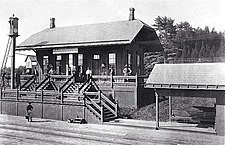 Flemington Junction station in 1895