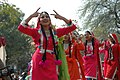 Folk dancers from Punjab performing at six-day Folk Dance Festival ‘Lok Tarang, in New Delhi on January 19, 2007