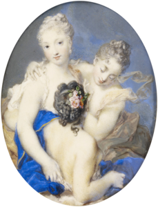 Rosalba Carriera, Françoise-Marie de Bourbon comme la Néréide Amphitrite (1701-1723).