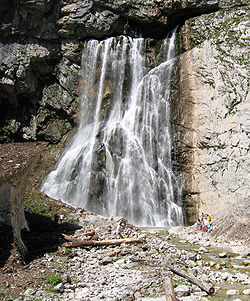 Gega waterfall