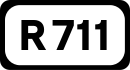 R711 road shield}}