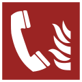 F006 – Fire emergency telephone