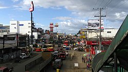 Valencia City skyline at G. Laviña Avenue- Sayre Highway Intersection