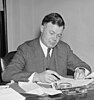 J. Warren Madden at his desk at the National Labor Relations Board in June 1937