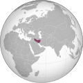 Map of the Jalairid Sultanate at its greatest extent.
