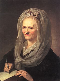 Anna Louisa Karsch målad av Karl Christian Kehrer, 1791.