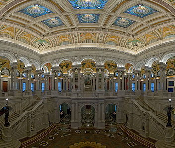 Library of Congress Great Hall, by Diliff