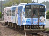 NT201「花咲くいろは」ラッピング車両