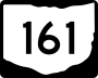 State Route 161 marker