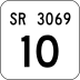 State Route 3069 marker