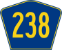 Highway 238 marker