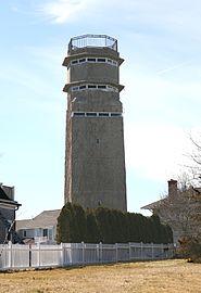 A 2010 photo of the fire control tower in Hull built for Fort Duvall.