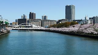 都島橋より望む超高層マンション群[注釈 2]