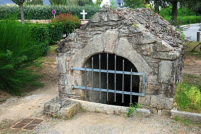 The spring of St. Gildas the Wise in Saint-Gildas-de-Rhuys, Morbihan.