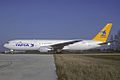 A TAESA Boeing 767. Before 1995, the airline was known for its modern fleet. [6]