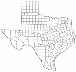 Location of McQueeney, Texas