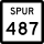State Highway Spur 487 marker
