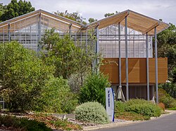 This is a photograph of "The Plant Accelerator" on the Waite campus in Urrbrae.