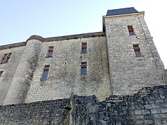 Façade ouest du château.