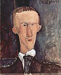 Portrait de Blaise Cendrars par Modigliani (1917)