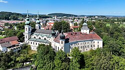 Puchheim palace with basilica