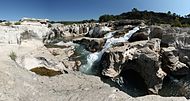 Sautadets Waterfalls on the Cèze river